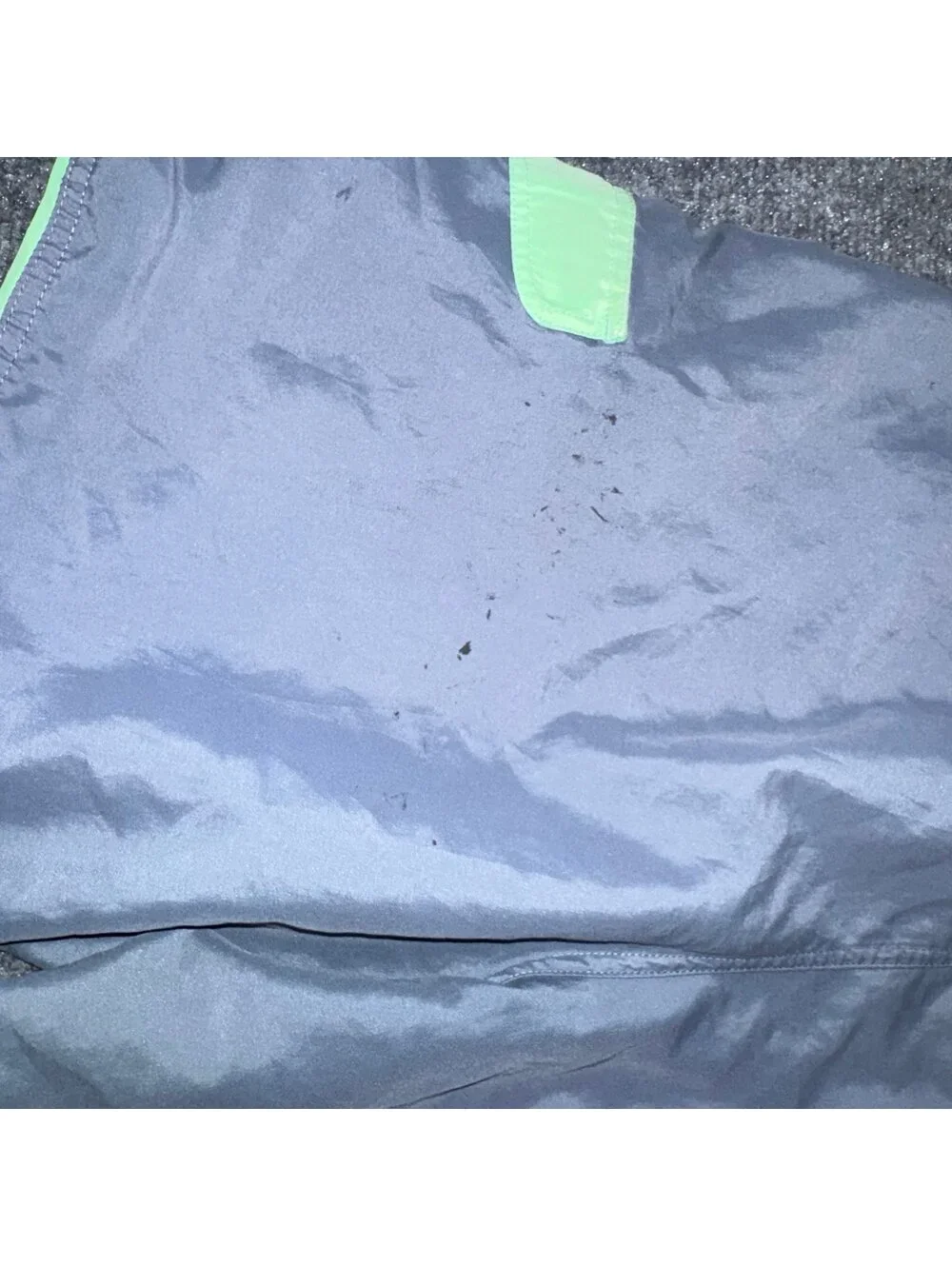 Nike Cyan Accent Lined Swim Trunks Mens LG Vtg y2k 90s Rare